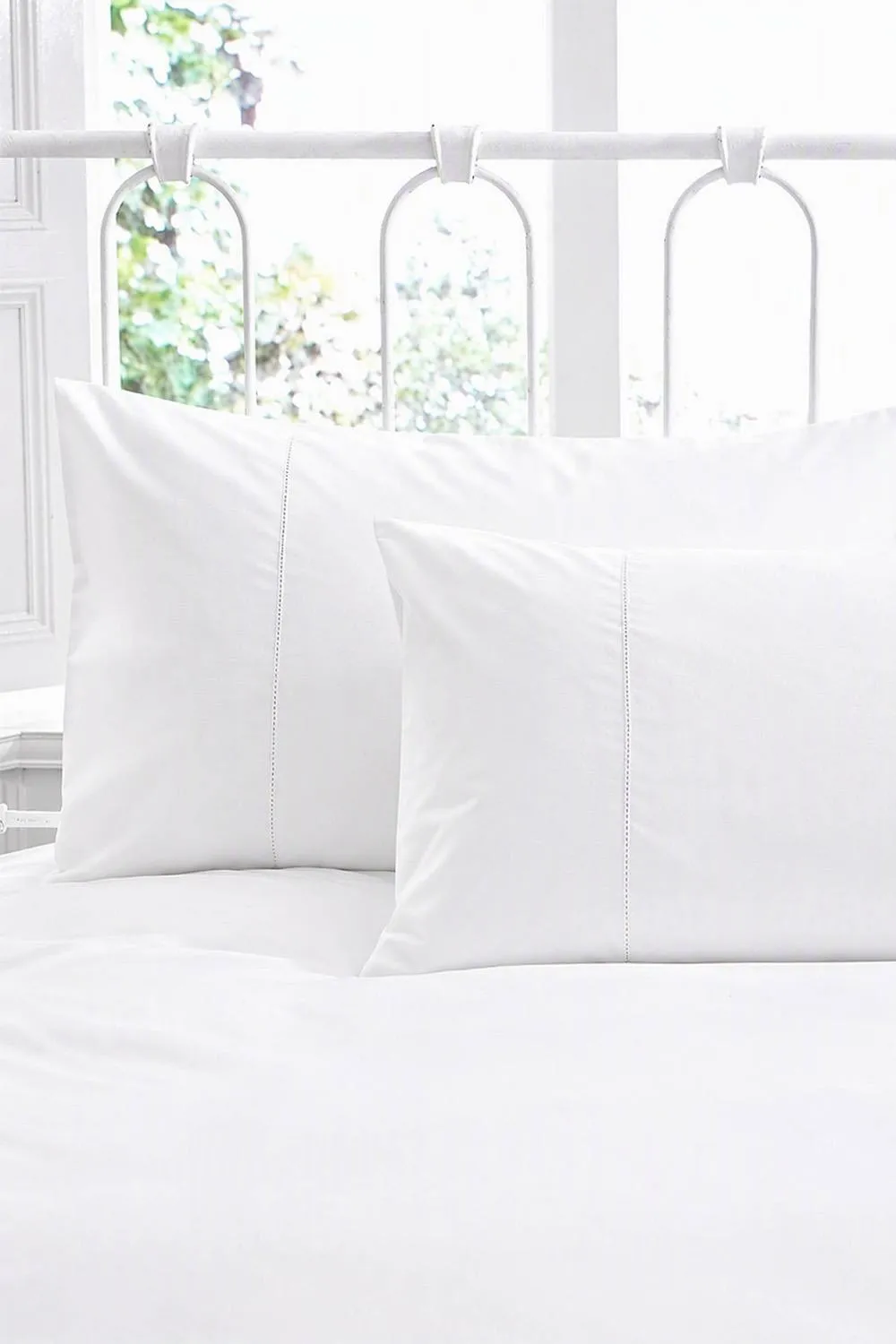 Martex Embroidered Duvet Cover Set in White 3
