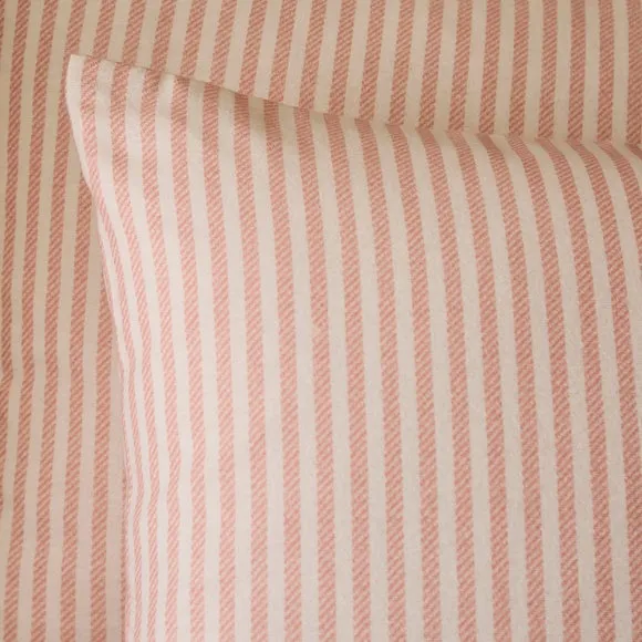 Camille Stripe 100% Brushed Cotton Standard Pillowcase Pair 2