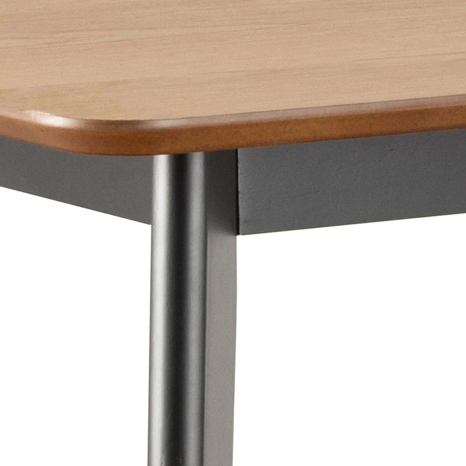 Furniture To Go Roxby Bar Table Included 2 Roxby Bar Stool, Black & Oak 4