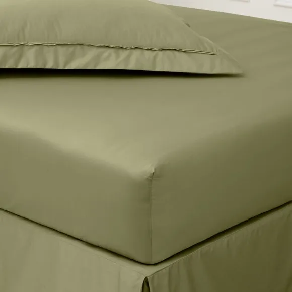 Dorma Luxurious & Silky 500 Thread Count 100% Cotton Sateen Fitted Sheet 1
