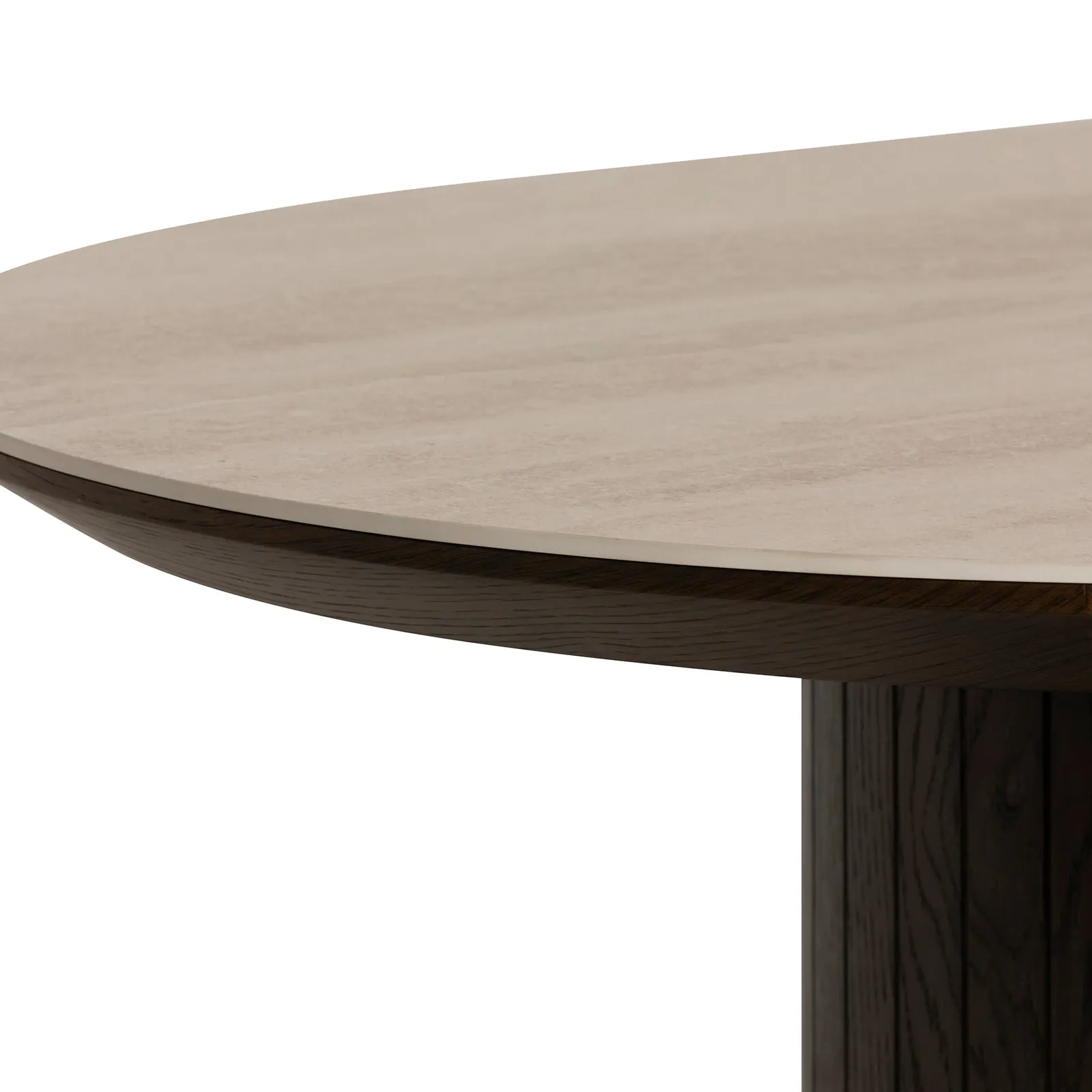 Kita Fixed Dining Table, Round, Wood | 180cm | Barker & Stonehouse 4