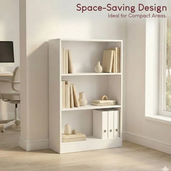 Cambridge 3 Tier Medium Bookcase 4