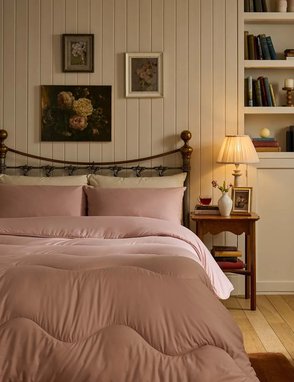 Nightlark 4.5 Tog Coverless Duvet and Pillowcase Pink