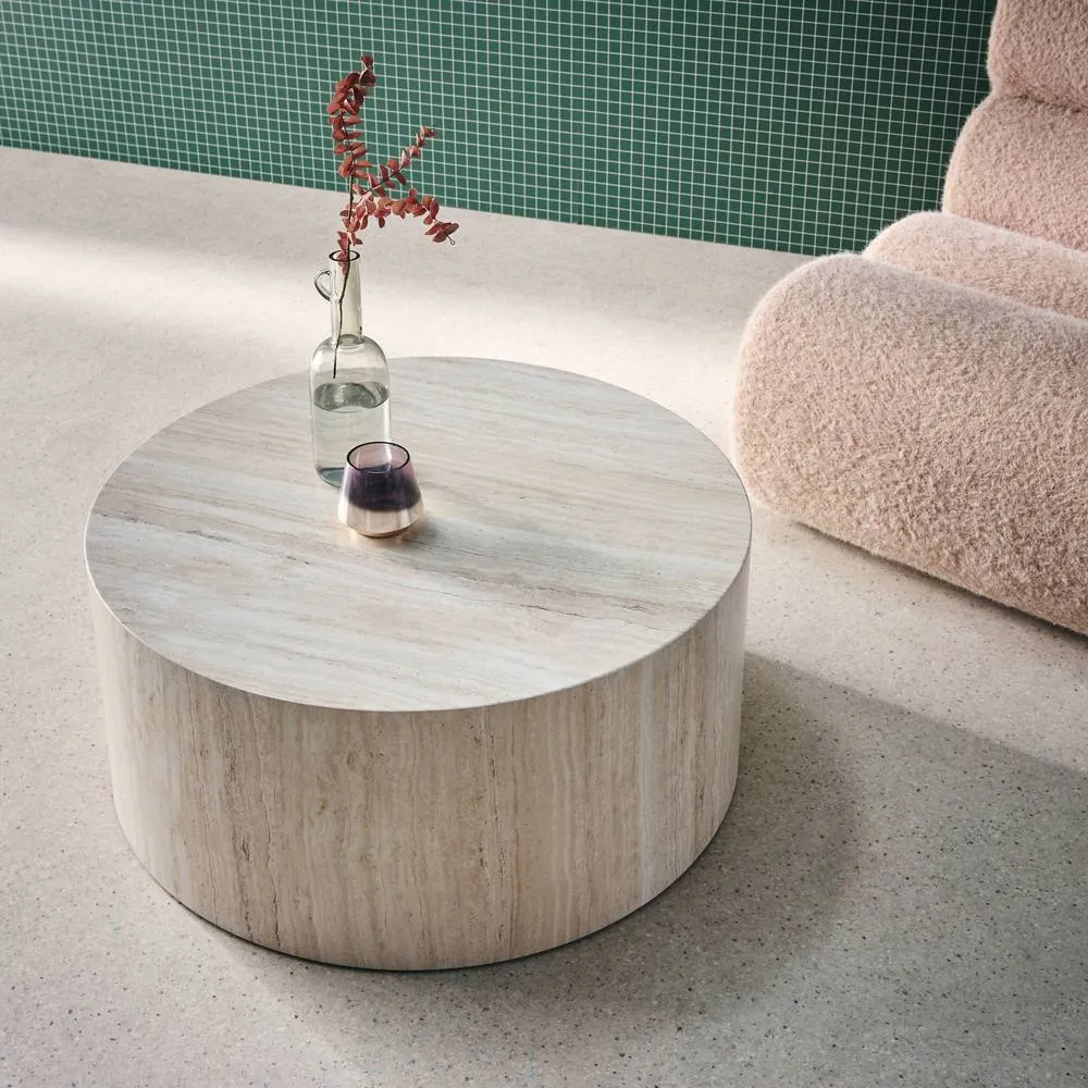 sweeek Round coffee table in Beige 4