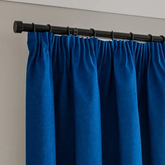 Luna Brushed Pencil Pleat Curtains (Blackout Available) 1