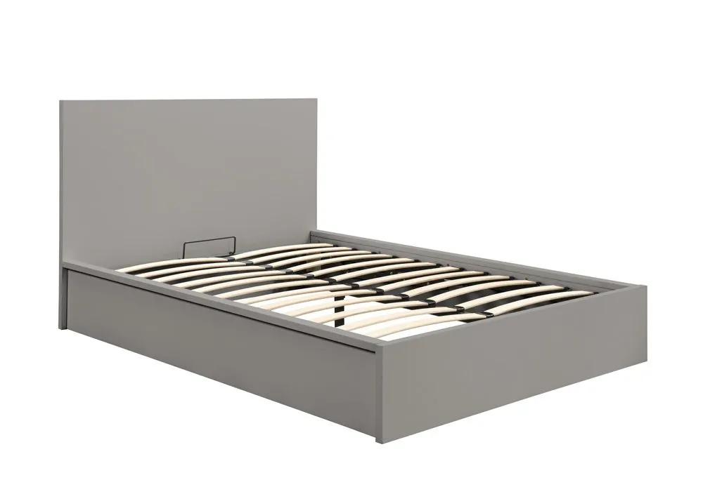 Birlea Ottoman Bed Frame Storage Oslo Gas Lift Black Grey White 4
