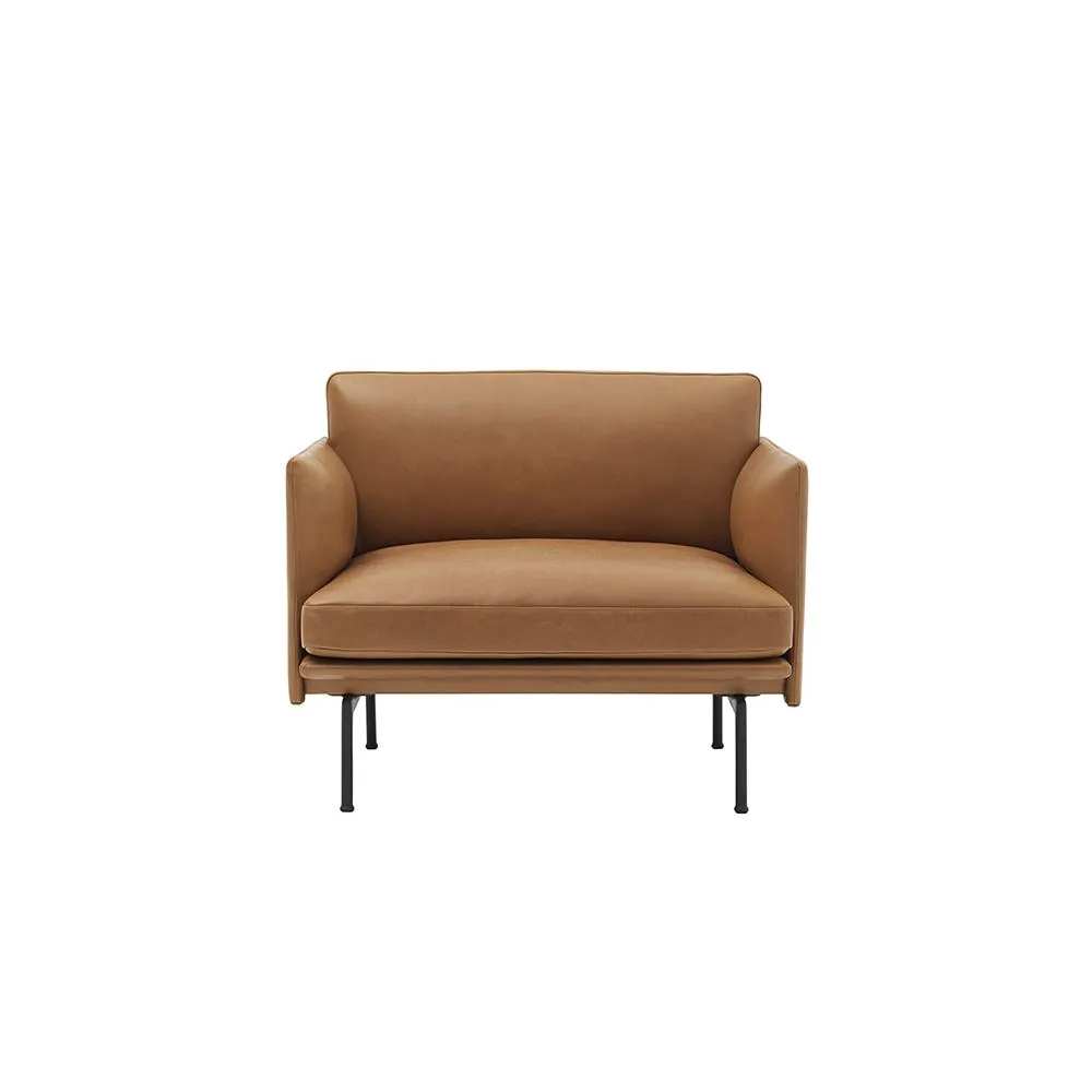 Muuto Outline Armchair Refine Leather Cognac 2