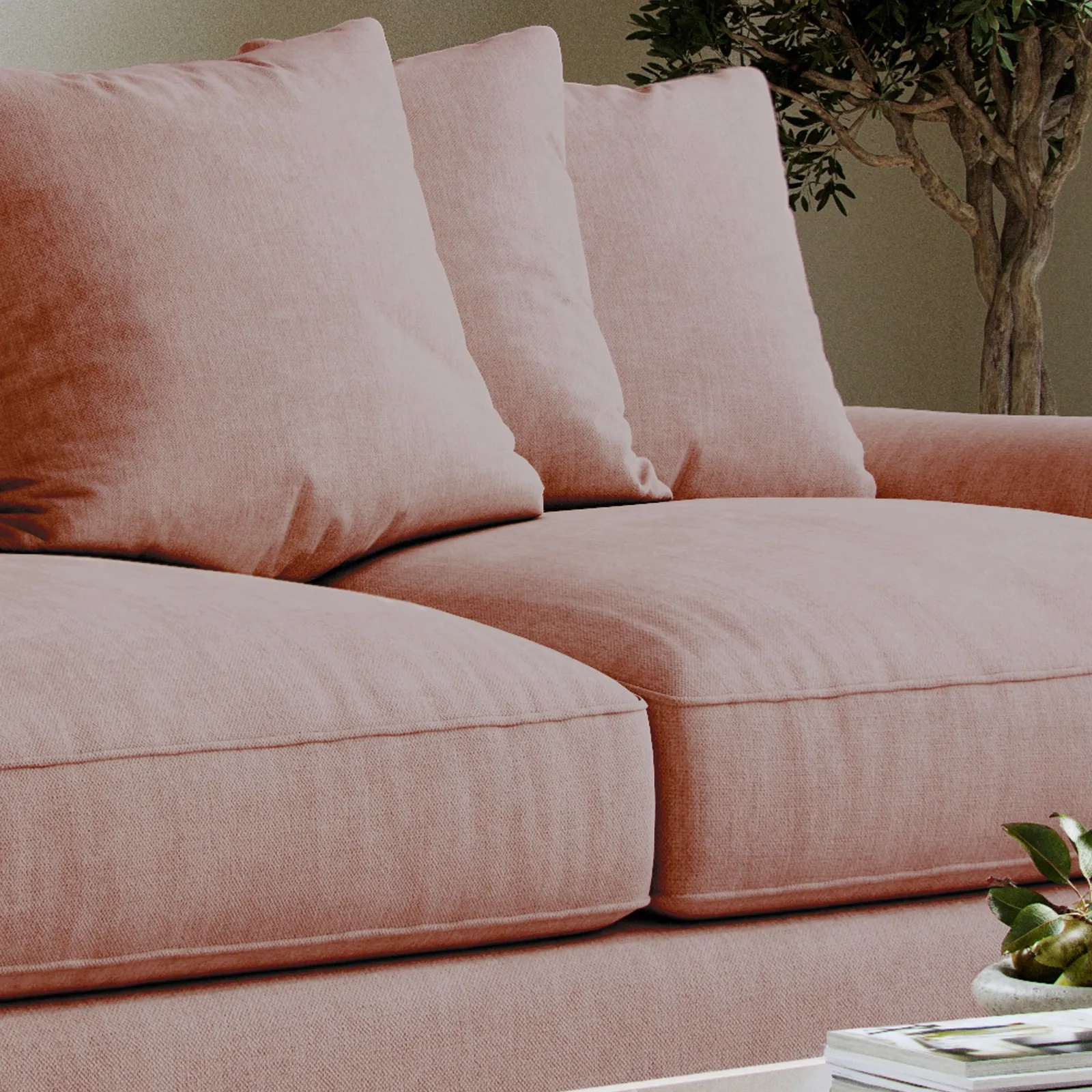 The Great Sofa Company Beatrice Sofa Bed, Coral 4