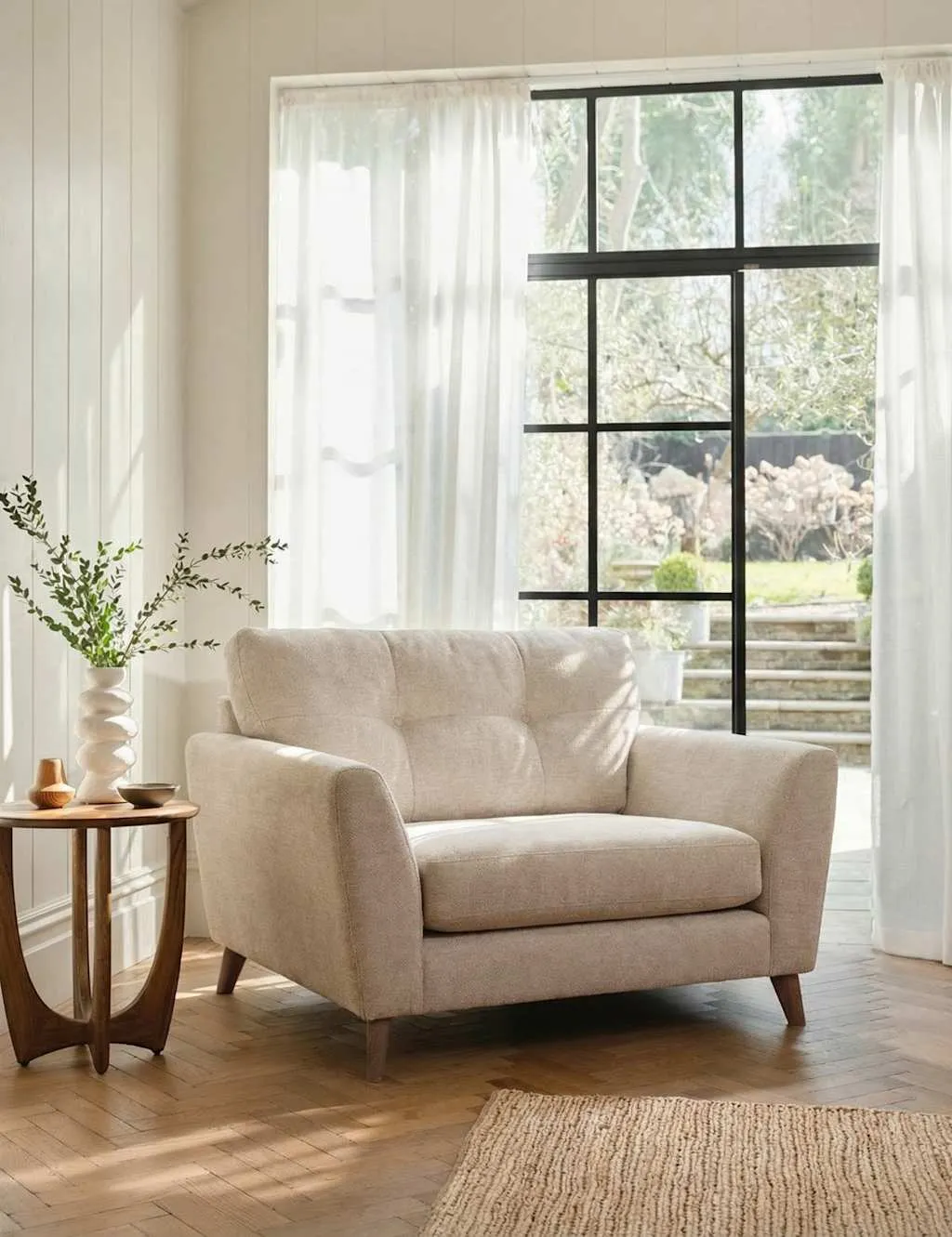 BARKER AND STONEHOUSE Ellis Snuggle Chair Putty