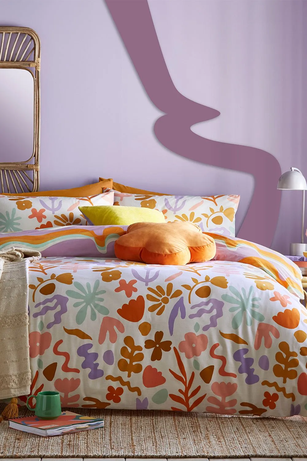 Furn Amelie Trending Floral Duvet Cover Set
