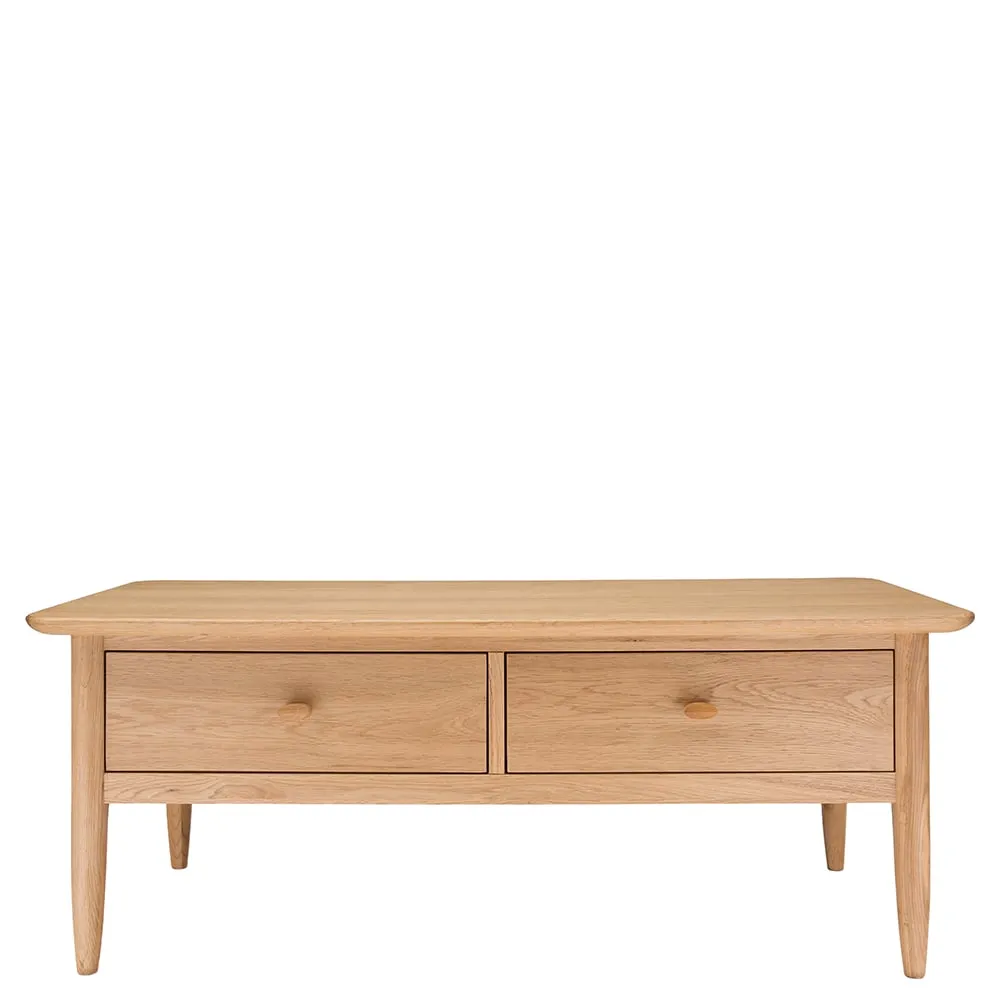 Ercol Teramo Coffee Table, Neutral Oak | Barker & Stonehouse 2