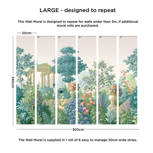 Cranberry and Laine Landscape Garden Wall Mural 4