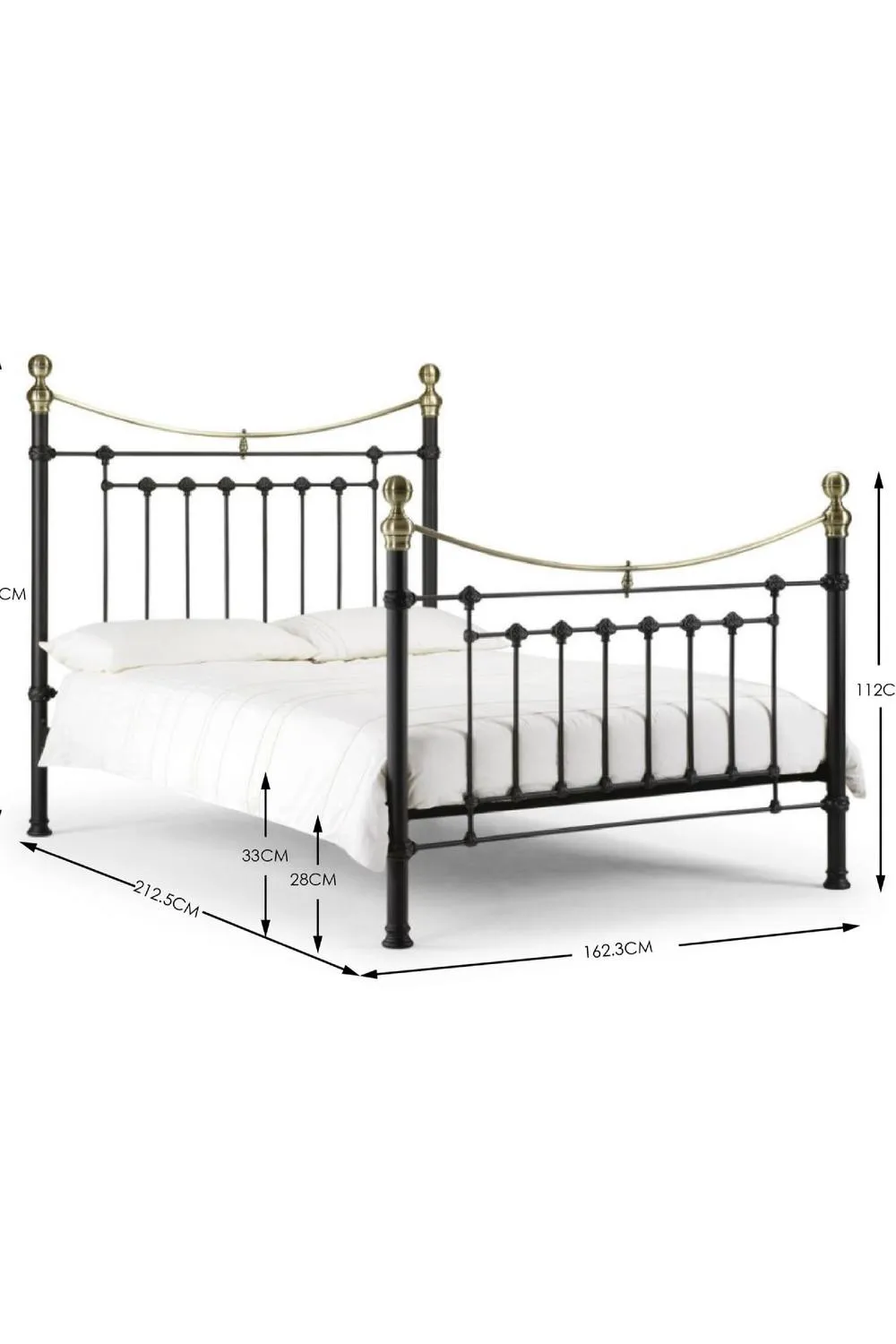 Julian Bowen Victoria Metal Bed in Black 3