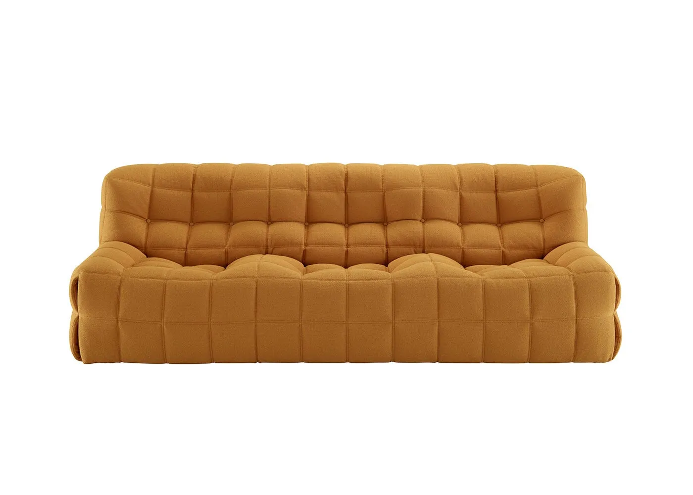 Ligne Roset Kashima Large Settee in Vidar Moutarde
