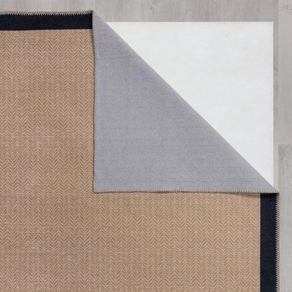 Herringbone Washable Rug 3