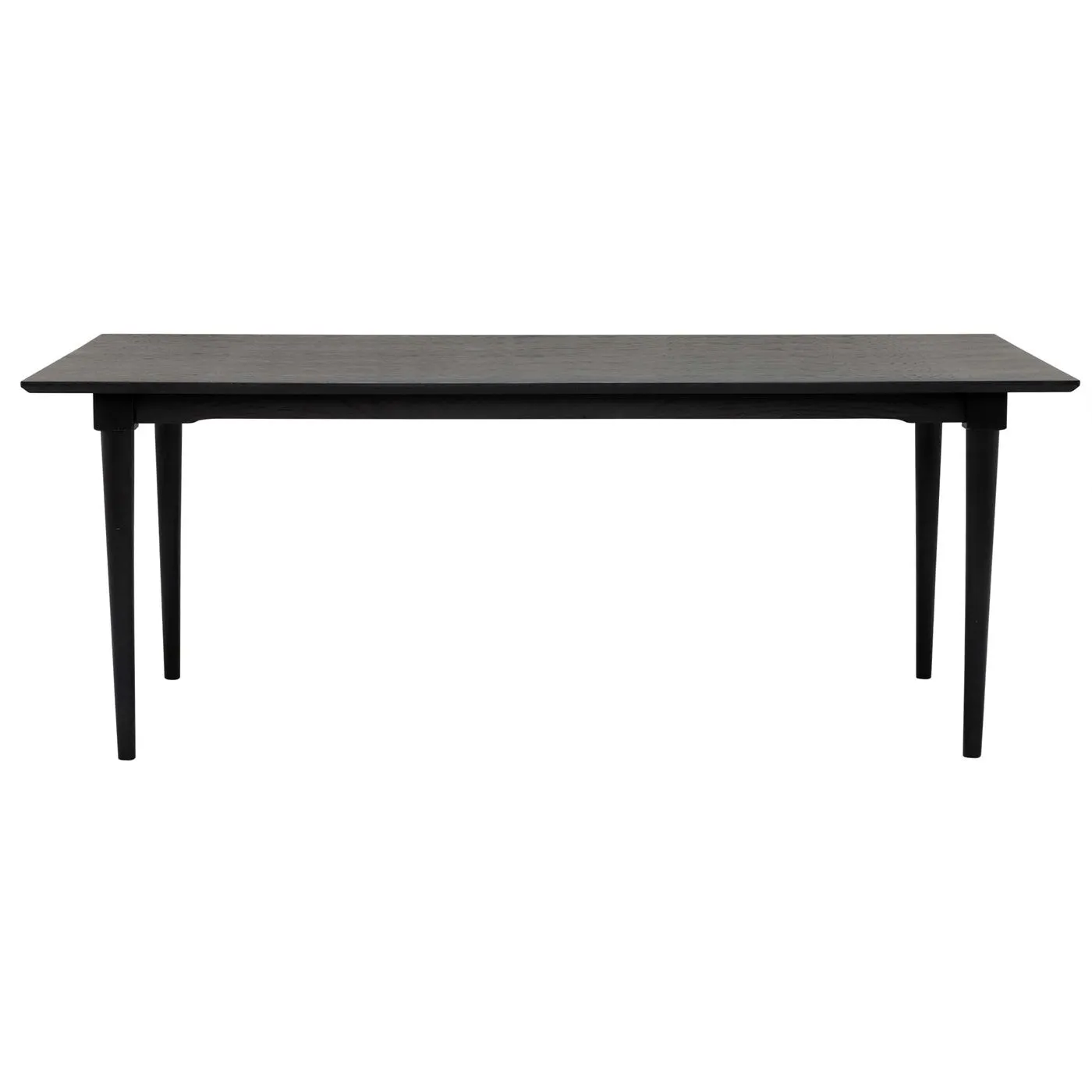 Black Oak Dining Table - W160 x D90 x H76cm - Barker & Stonehouse