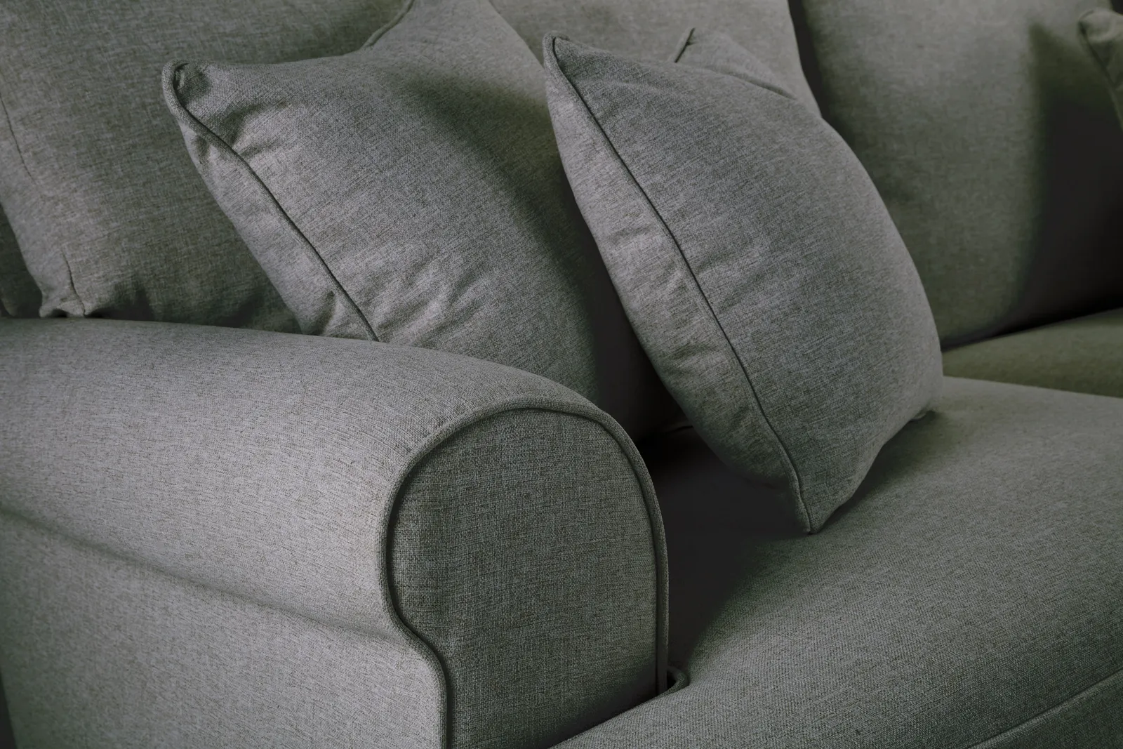 The Great Sofa Company Margot Medium Sofa Faro Slate in Grey 5