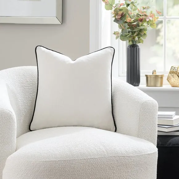 Clara Contrast Piping Cushion