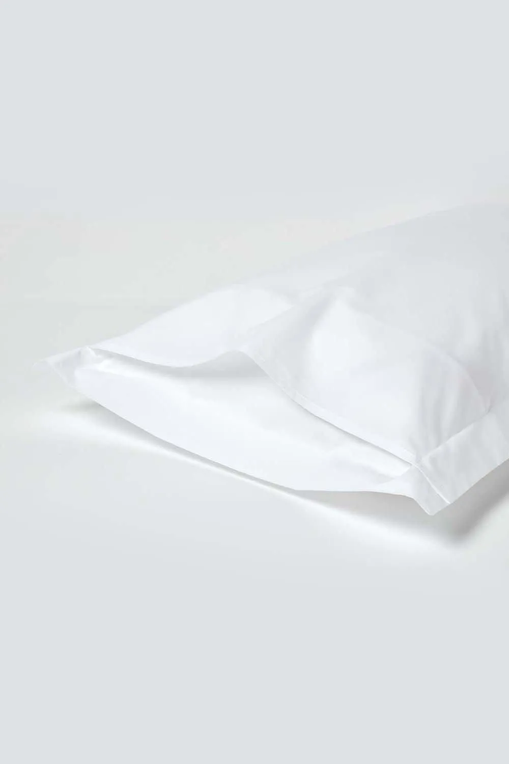 Homescapes Egyptian Cotton Oxford Pillowcase 200 TC, King Size in White 3
