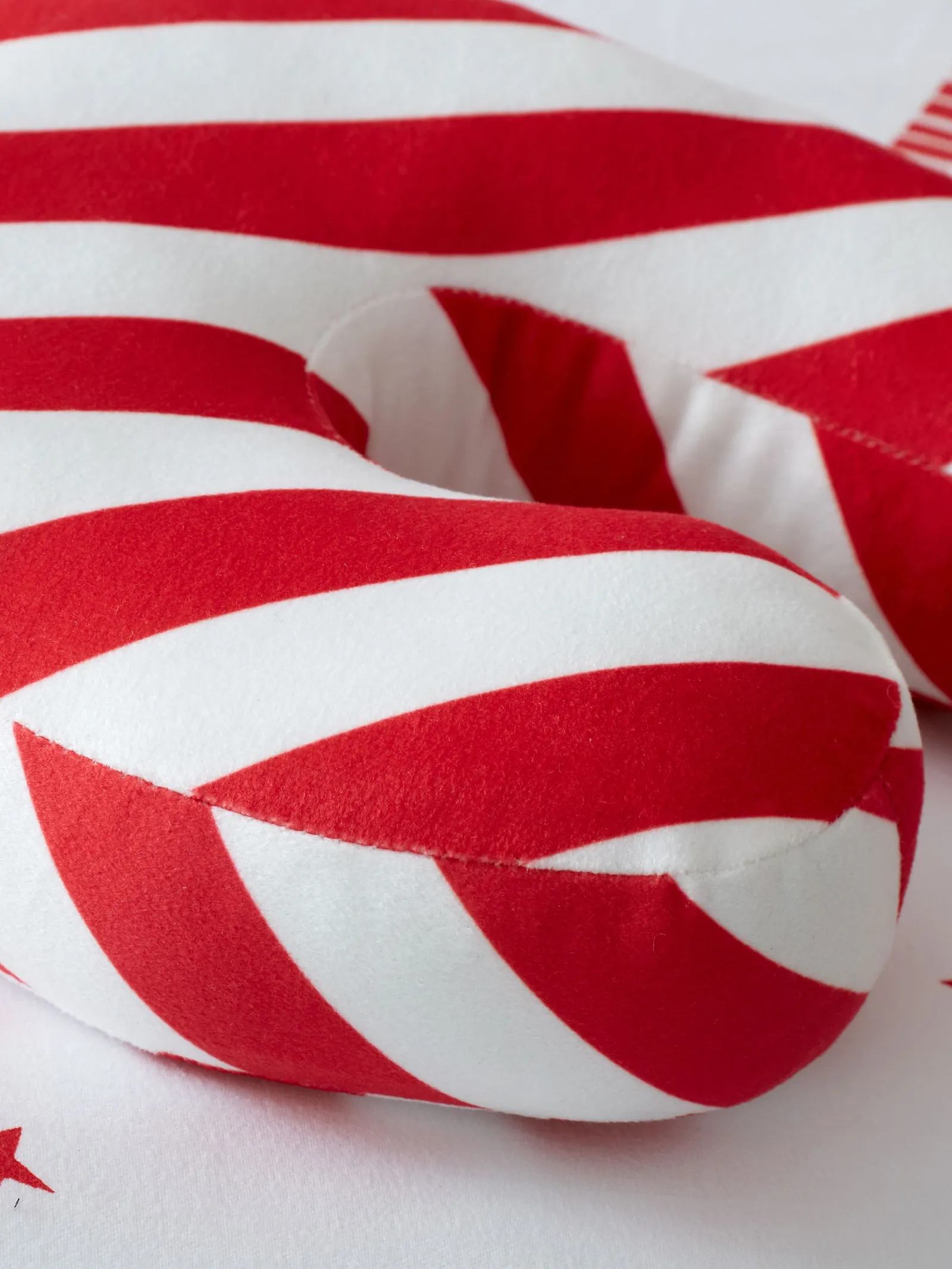 Catherine Lansfield 'Christmas Candy Cane' Cushion in Red 2