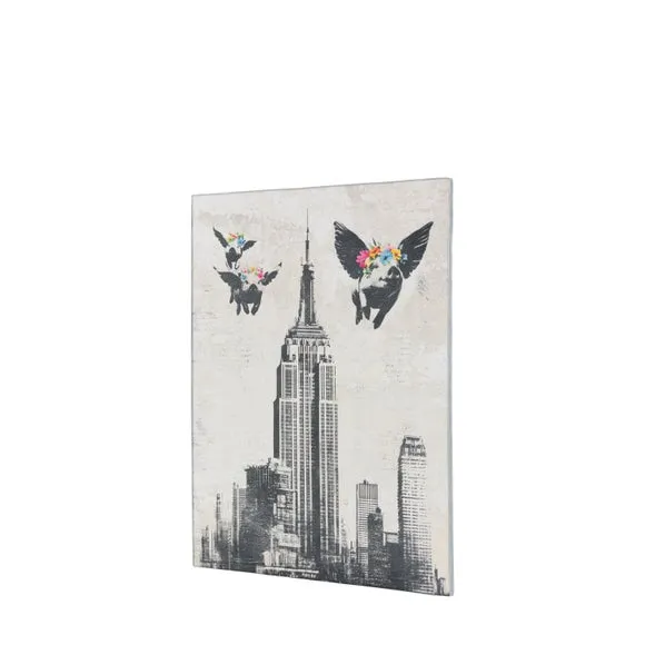 Cedar and Sage NY Urban Abstract 2 Framed Canvas 6