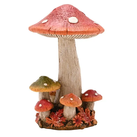 Country Living Tall Red Mushroom Ornament 2