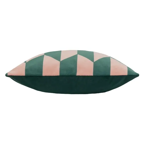 Furn. Kalho Polyester Filled Cushion Pink/Green, Pink 4