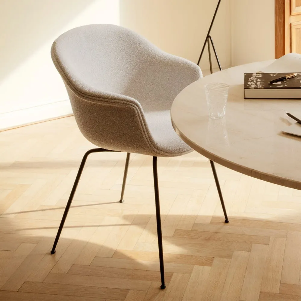 Gubi Bat Dining Chair in Dedar Around Boucle 023 4