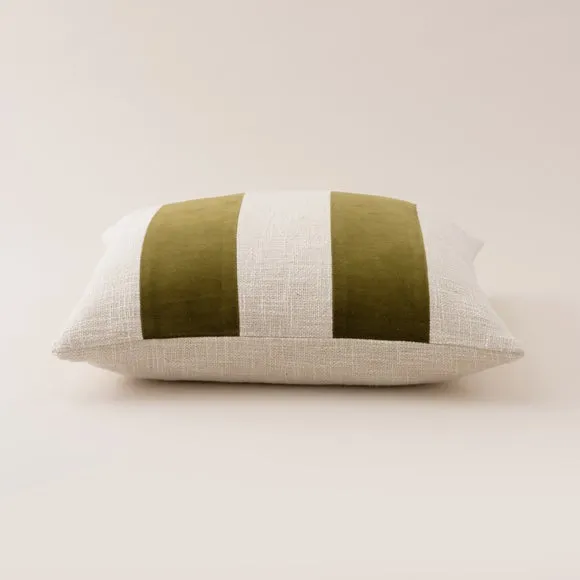 Clara Mixed Stripe Square Cushion 4