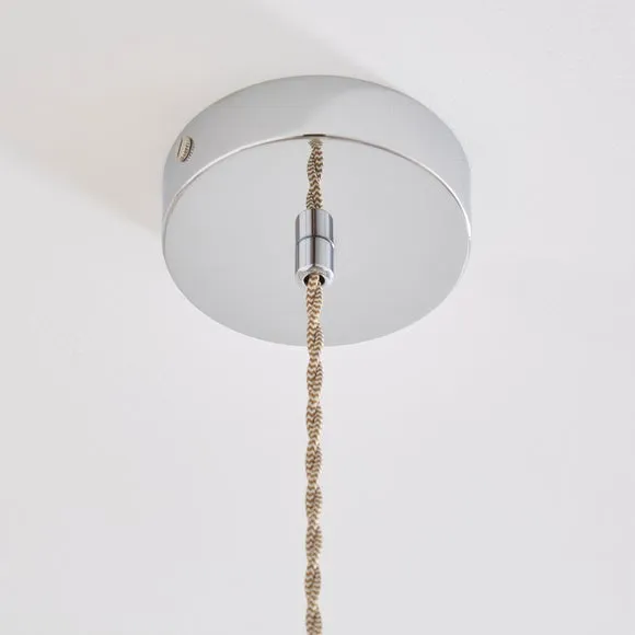 Charlie Herringbone Adjustable Pendant Flex Ceiling Light Cable 3