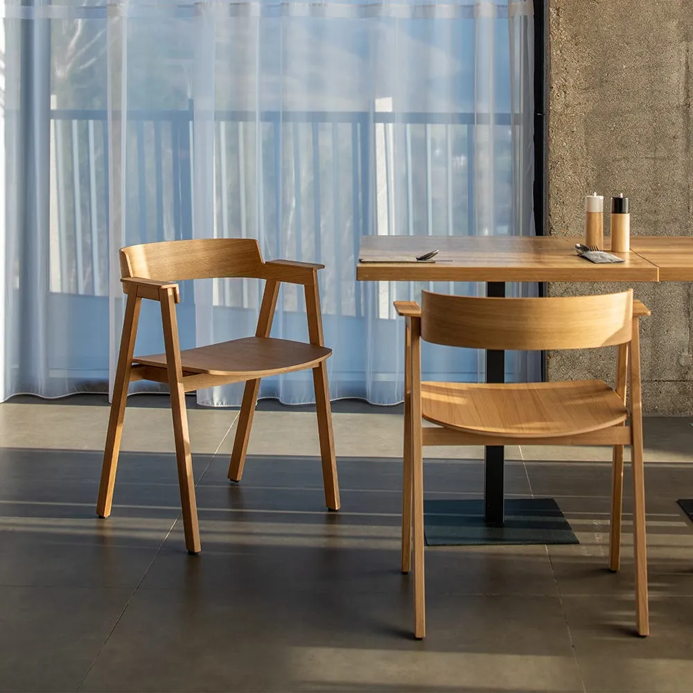 Gazzda Flip Dining Chair Oak Natural 4