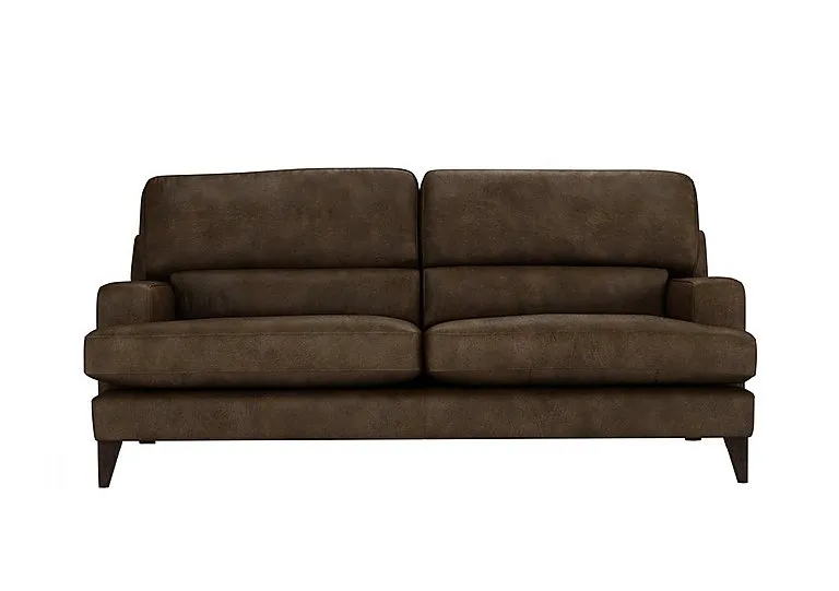Romilly 3 Seater Leather Sofa - Bourbon