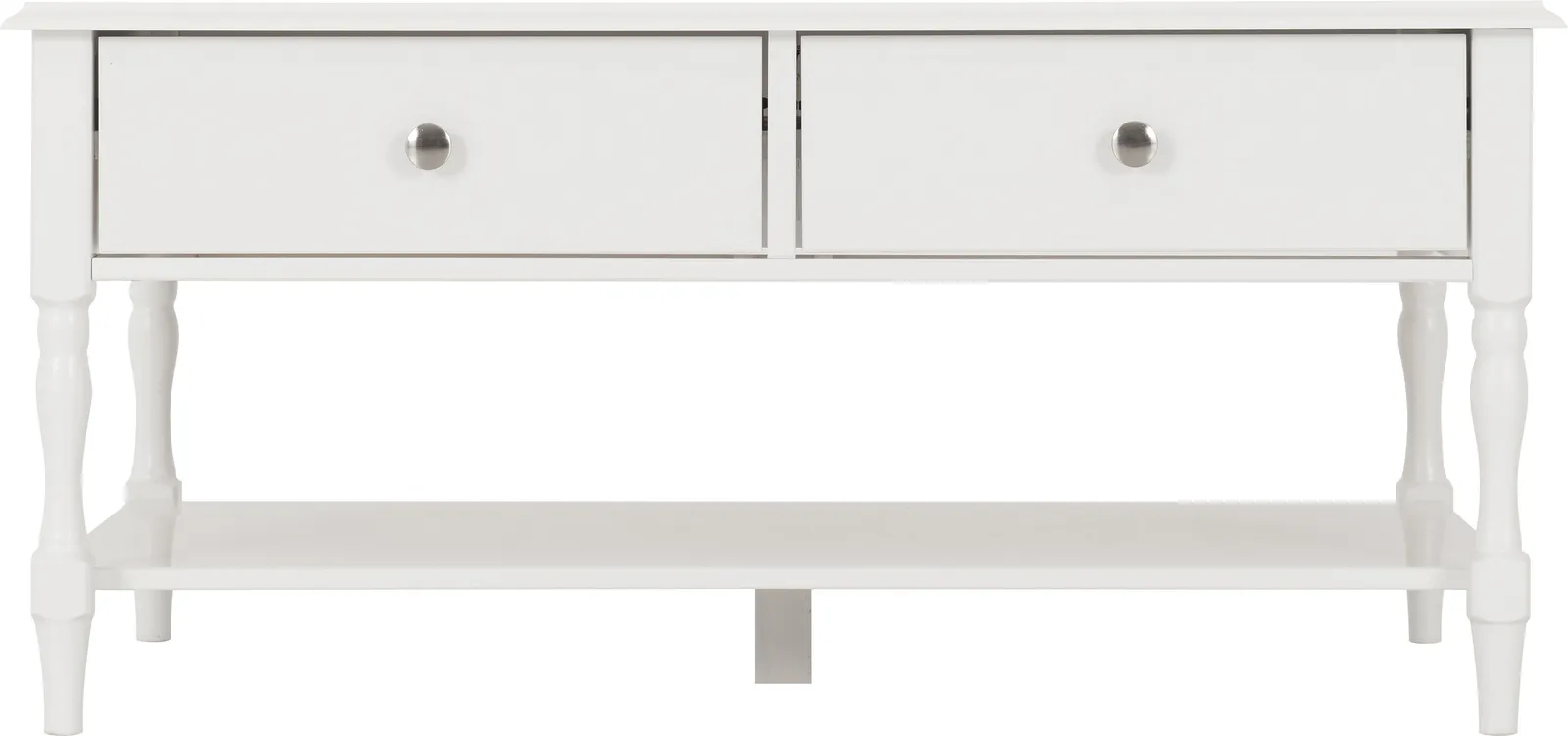 Seconique Stratford 2 Drawer Coffee Table in White 3
