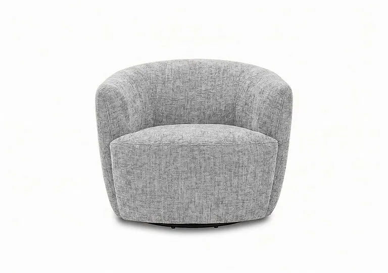 Henna Fabric Swivel Accent Chair - Living Room Furniture