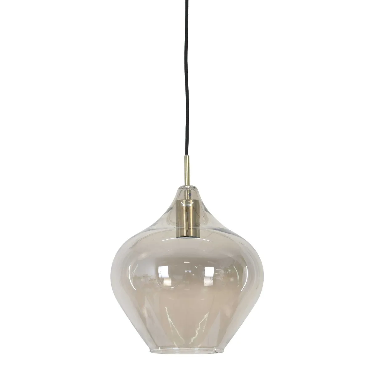 Teardrop Pendant Light, Neutral Glass | Barker & Stonehouse