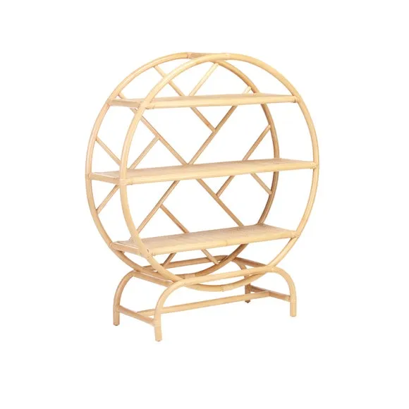 Desser Medium Rattan Etagere Bookcase 2
