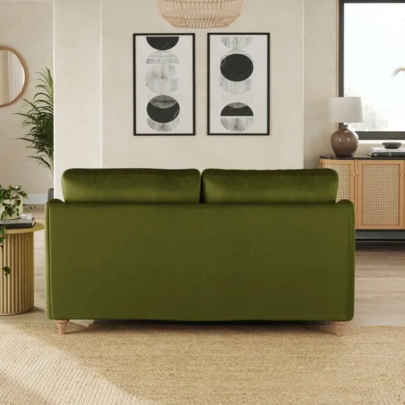 Hattie Matte Plush Velvet 2 Seater Sofa 3