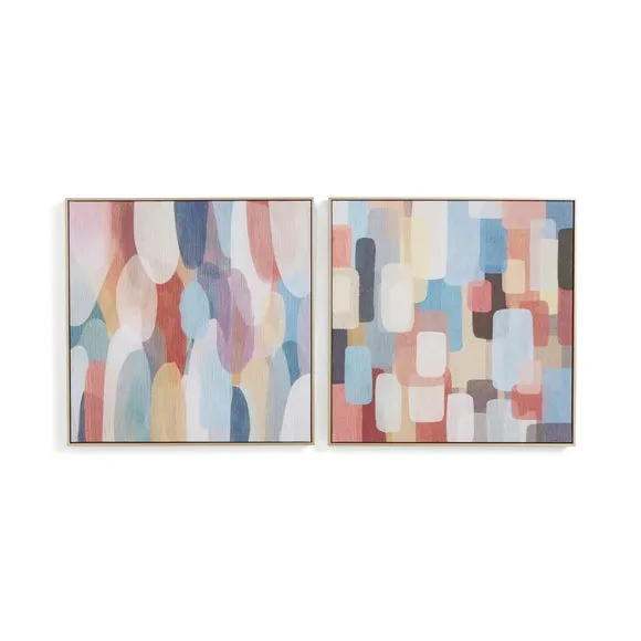 Set of 2 Ava Framed Canvases 3
