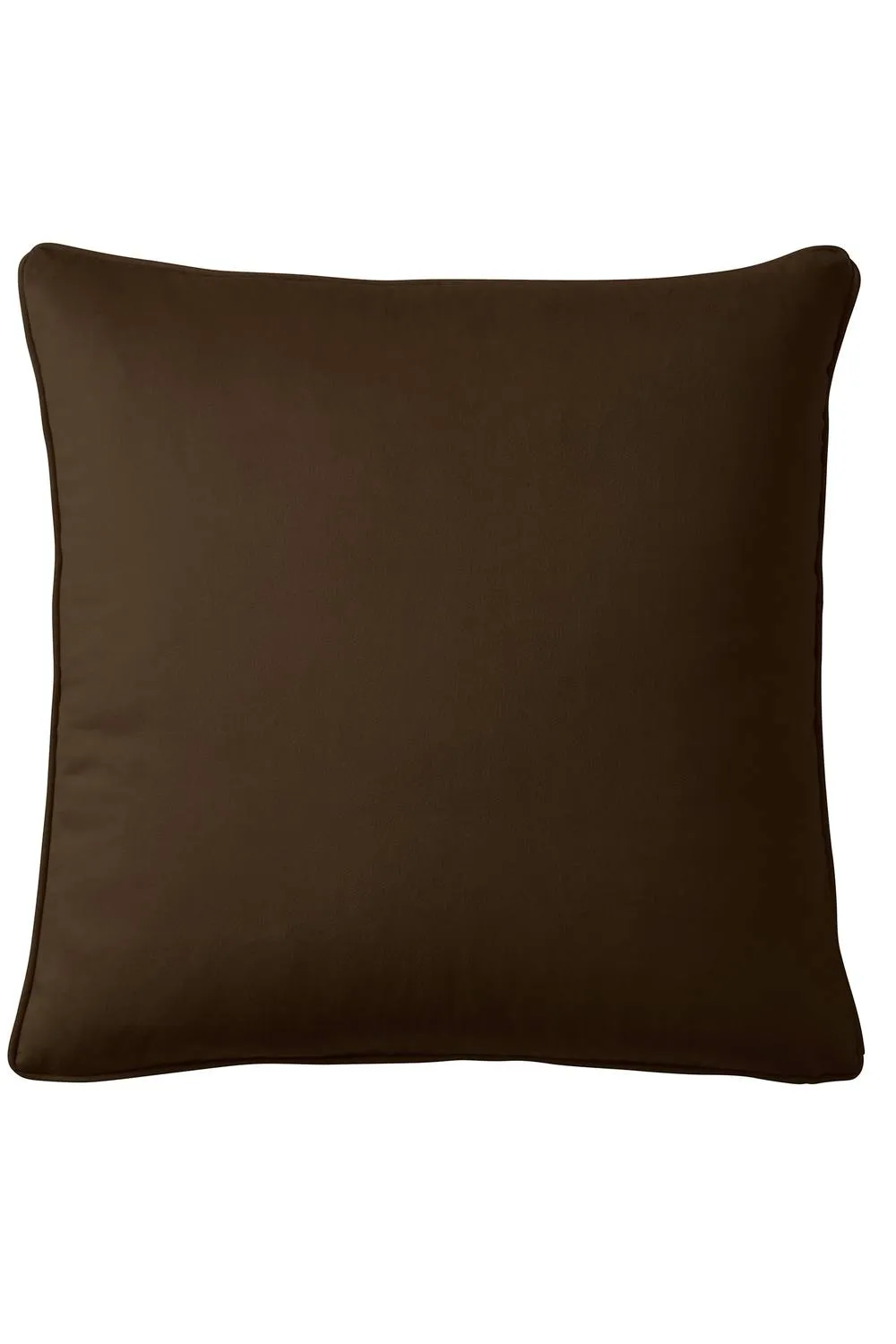 Appletree 'Harlan' Velvet Filled Cushion in Chocolate 2