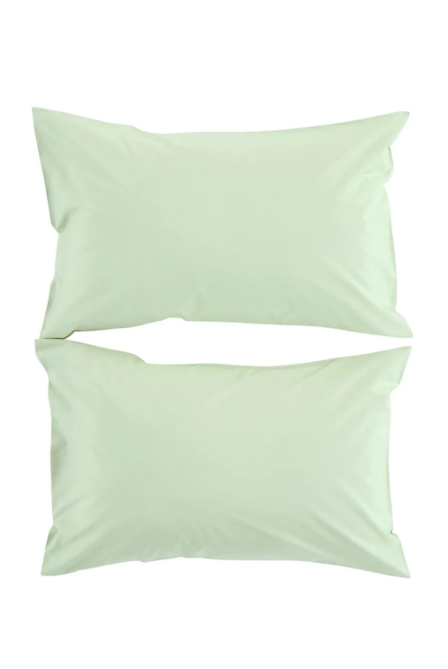 CHRISTY Pure Cotton Percale Standard Pillowcase Pair in Green 3