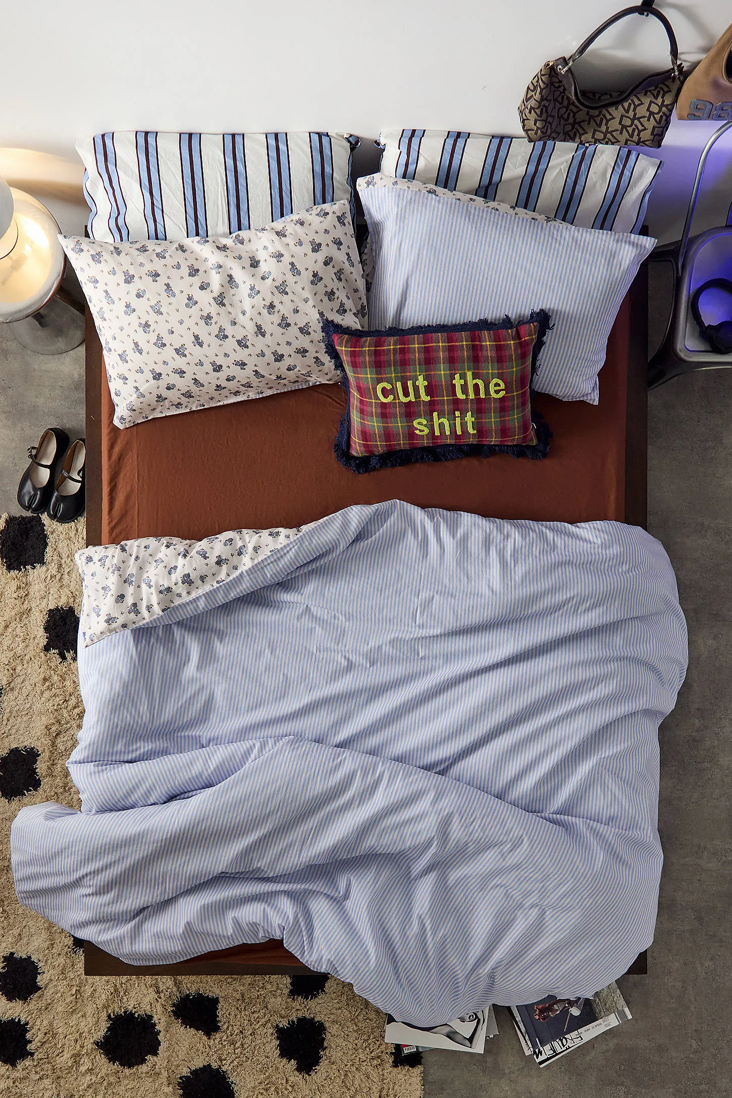 Maisie Reversible Duvet Set - Blue 3