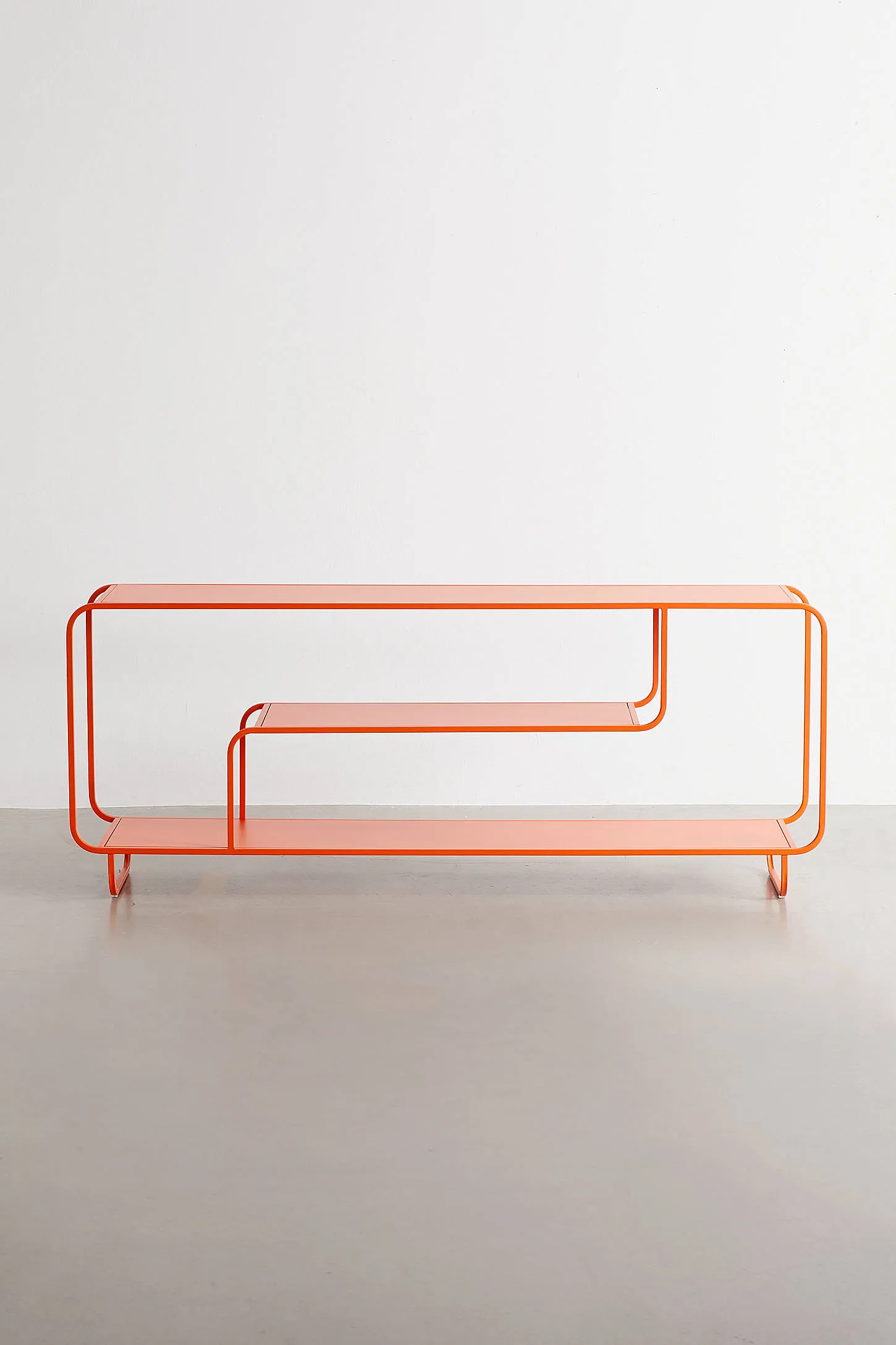 Alana Orange Console Media Stand - Orange 2