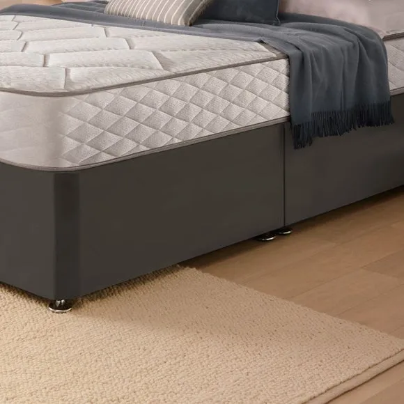 Silentnight Divan Set with Malvern Headboard and 800 Pocket Spring Memory Foam Mattress 4