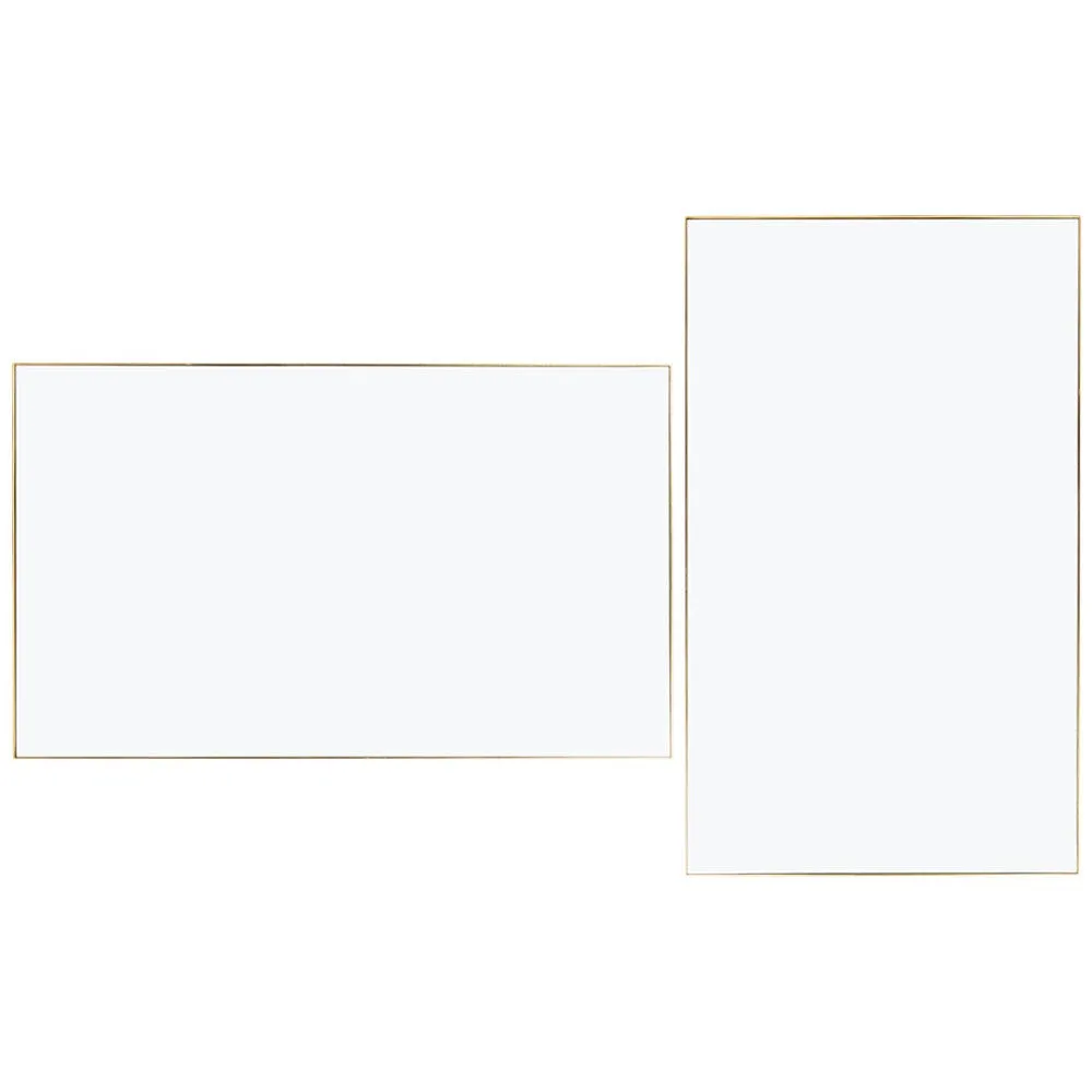 Heal's Fine Edge Mirror Rectangle 150x90cm Gold 1