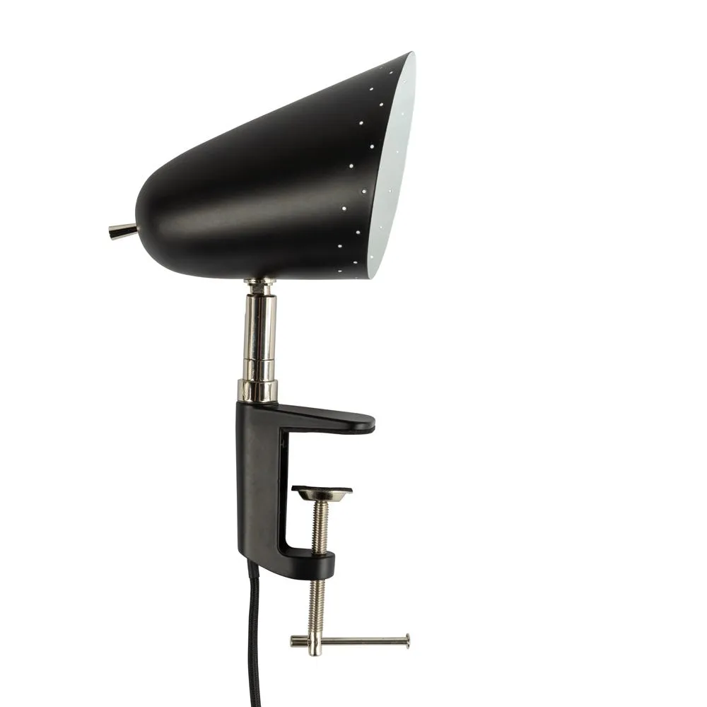 Heal's Helsinki Clamp Wall/Table Lamp Black 2