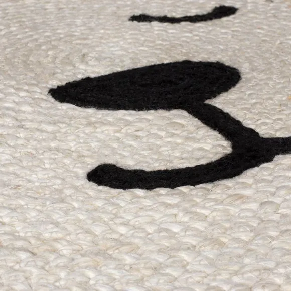Jute Lion Round Rug 3