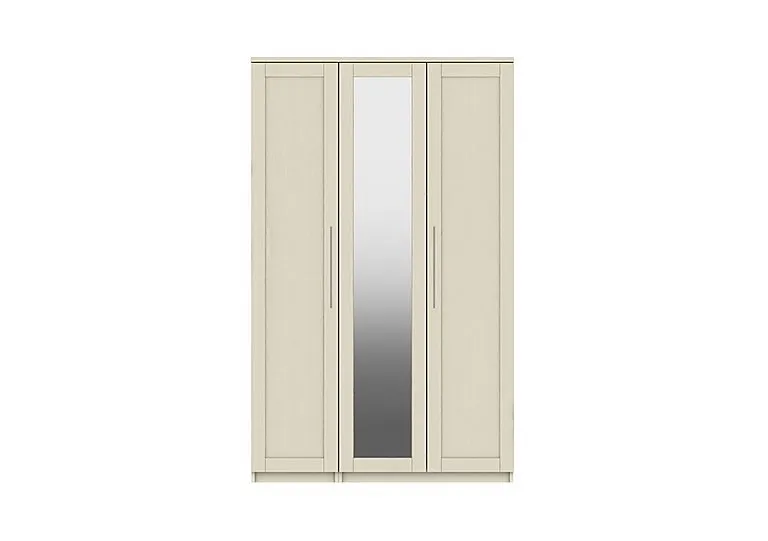 Fenchurch 3 Door Bifold Wardrobe with Mirror - Champagne