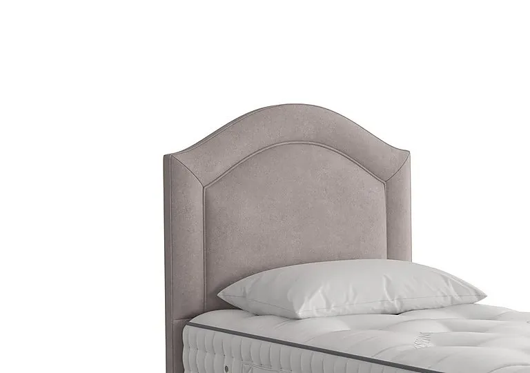 Artemis Headboard - Single - Faux Suede Dove