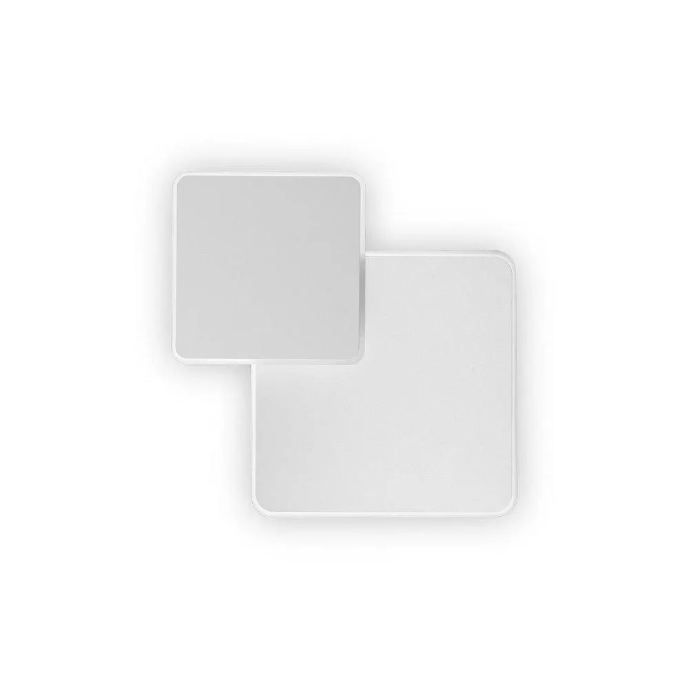 Netlighting Pouche LED Decorative Square Flush Wall Light White 3000K