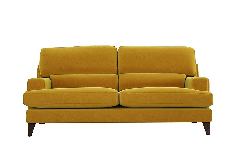 Romilly 3 Seater Fabric Sofa - Golden Spice